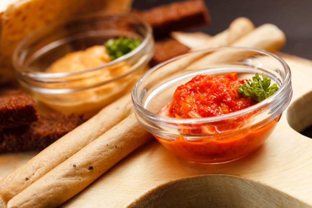 salsas para aperitivos