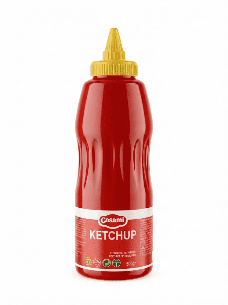 bote ketchup formato biberon de 500 ml