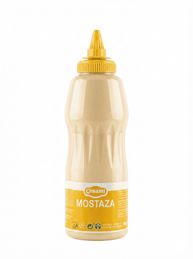 bote mostaza formato biberon de 500 ml