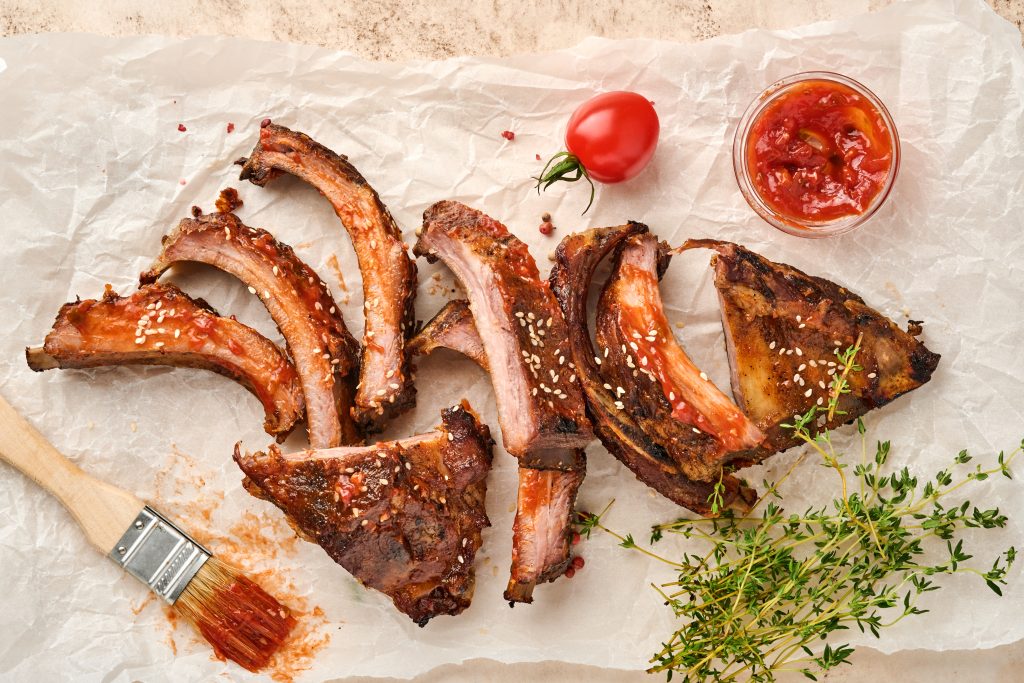 costillas al horno salsa barbacoa